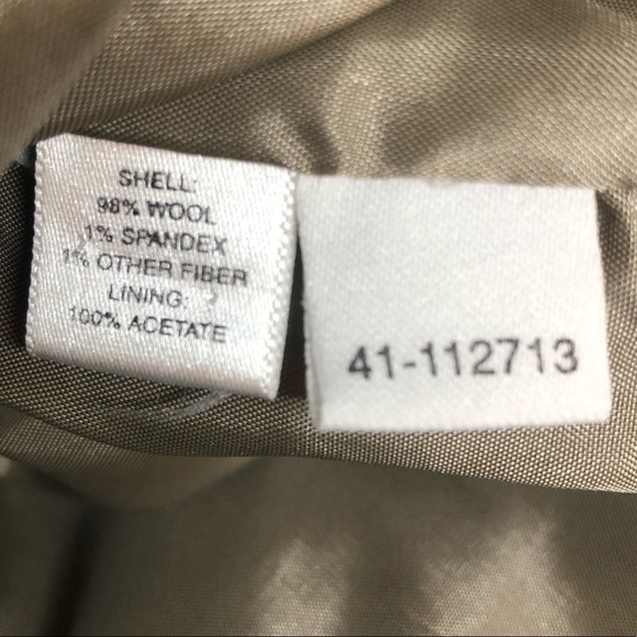 Ann Taylor Wide Leg Flat Front Wool Blend Trousers Sz 8 - Picture 8 of 9